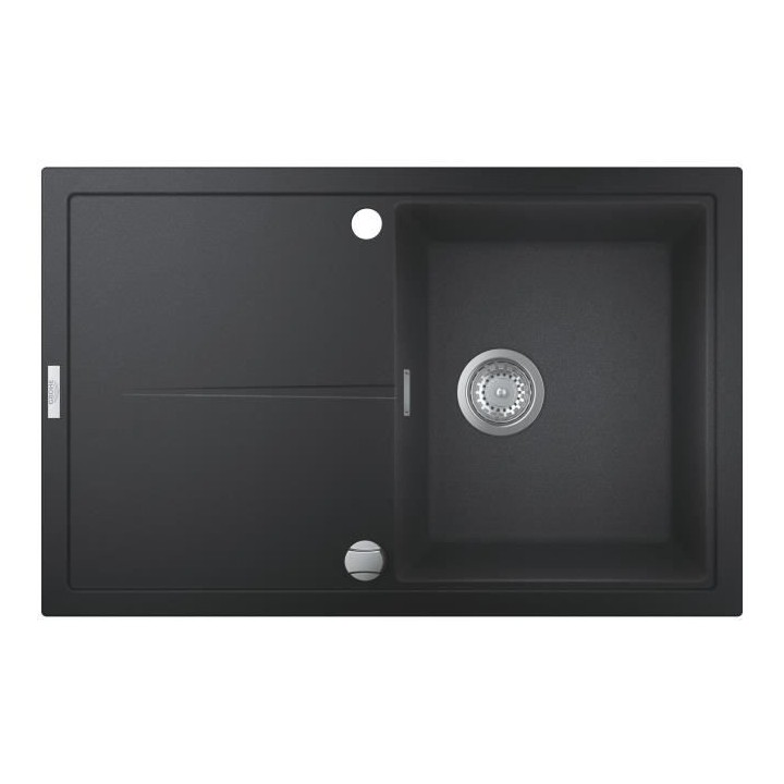 GROHE Evier composite avec égouttoir K400 780 x 500 mm Noir Granite 3
