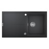 GROHE Evier composite avec égouttoir K400 860 x 500 mm Noir Granite 31640AP0