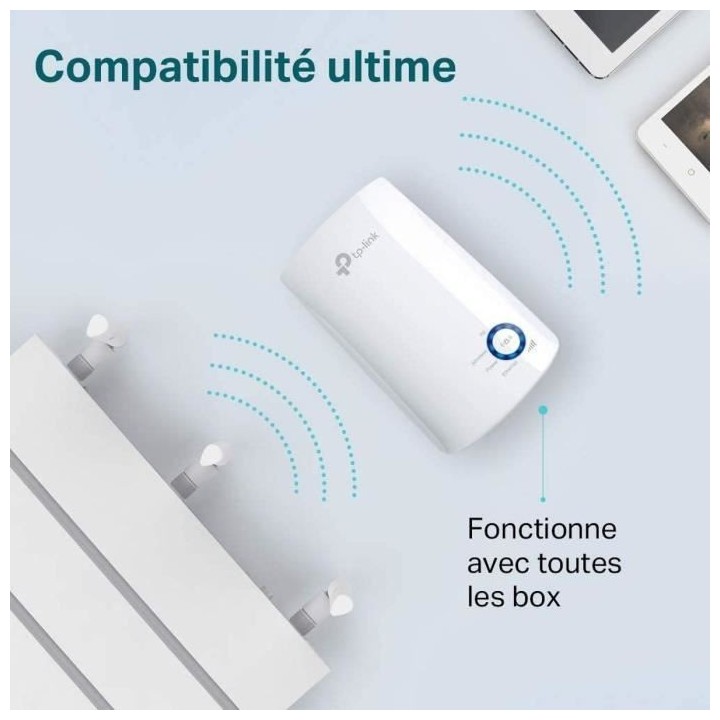 Répéteur WiFi - TP-LINK - Amplificateur WiFi N300 - WiFi Extender, W