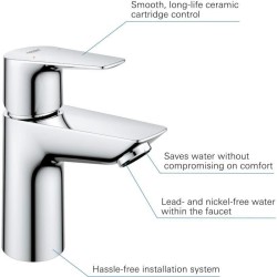 GROHE - Mitigeur monocommande Lavabo - Taille S