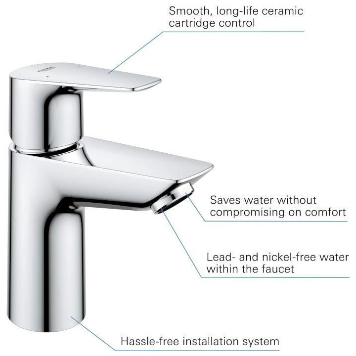 GROHE - Mitigeur monocommande Lavabo - Taille S