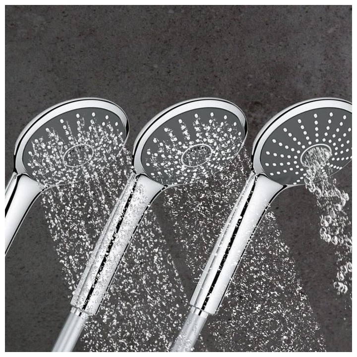 GROHE Pommeau de douche Vitalio Joy 110, 3 jets, douchette diametre 11