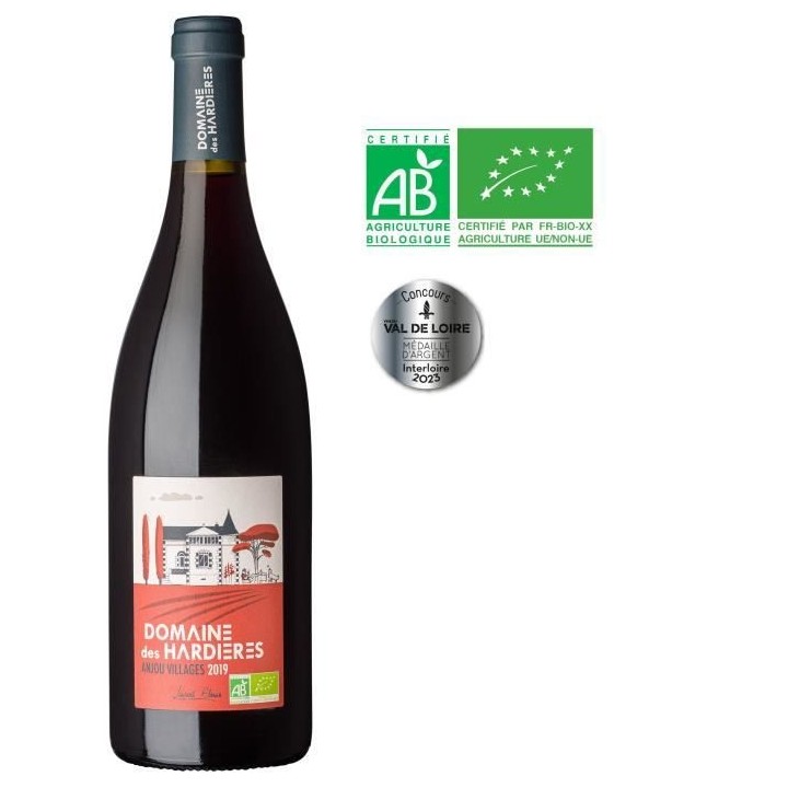 Domaine des Hardieres 2019 Anjou Villages - Vin rouge de la Val de Loi