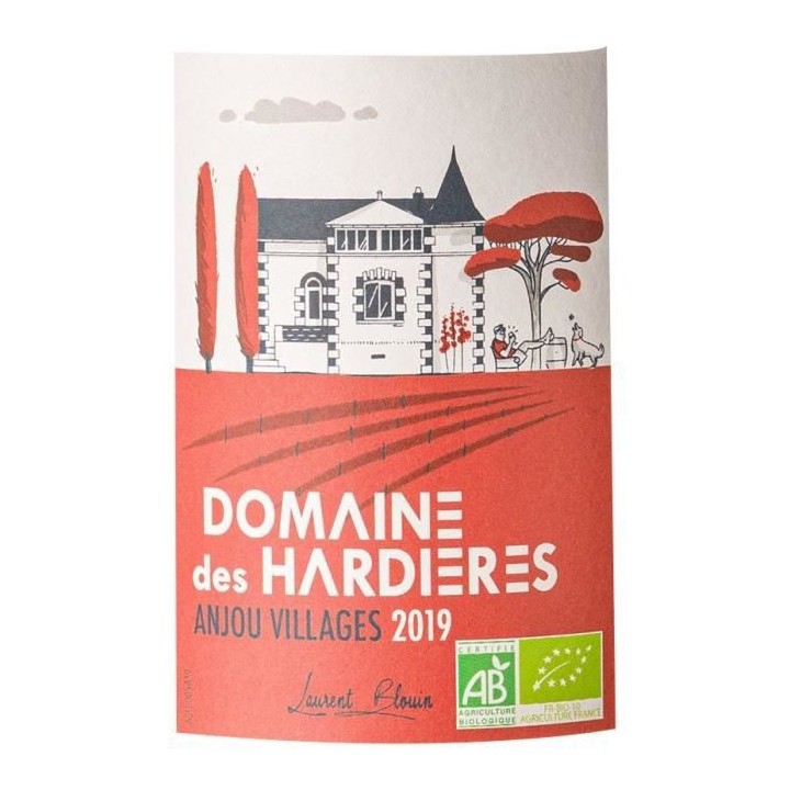 Domaine des Hardieres 2019 Anjou Villages - Vin rouge de la Val de Loi