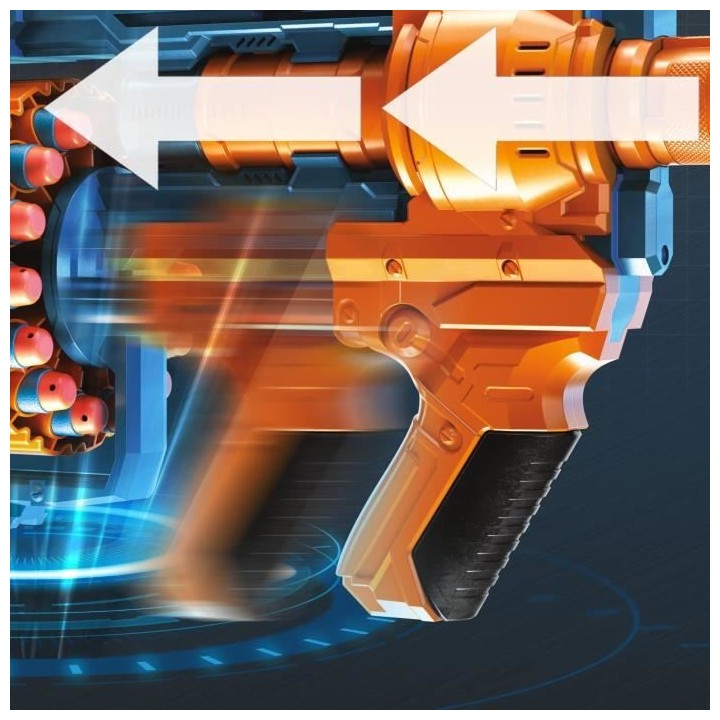 NERF - Elite 2.0 - Blaster Commander RC -6 - 12 fléchettes NERF - Eli