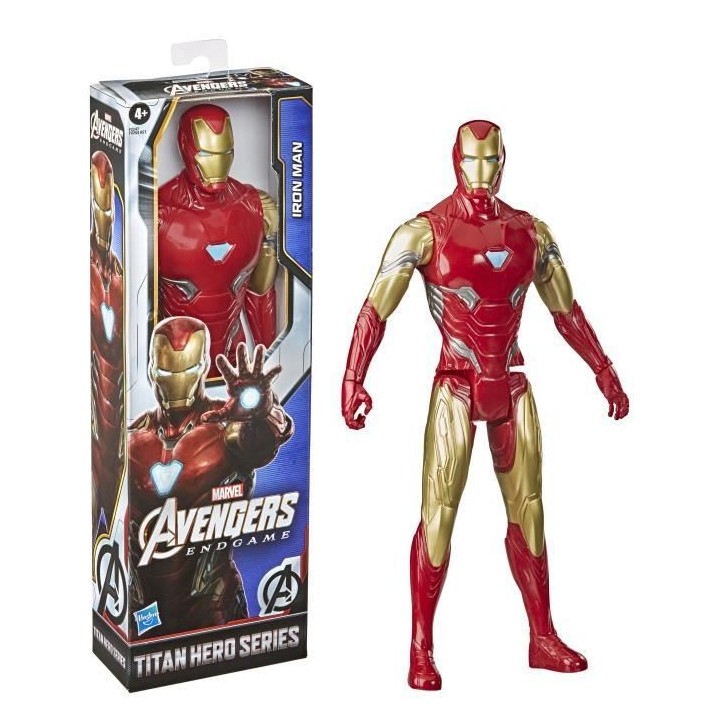 MARVEL AVENGERS - Titan Hero Series - Figurine de collection Iron Man