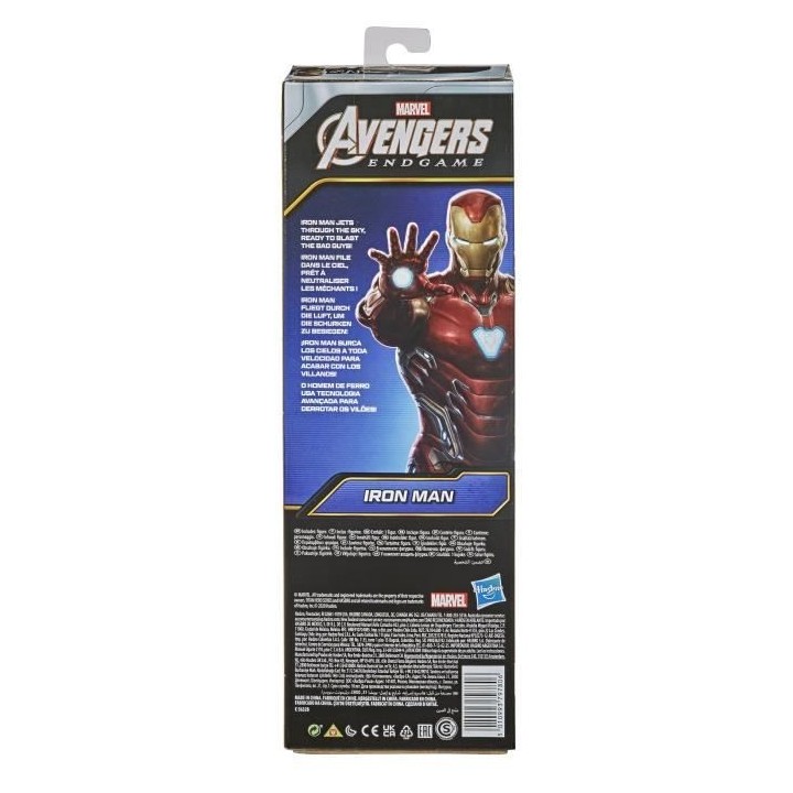 MARVEL AVENGERS - Titan Hero Series - Figurine de collection Iron Man