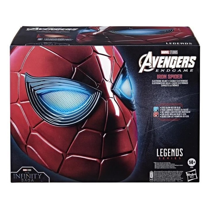 MARVEL LEGENDS Series - Casque électronique Iron Spider