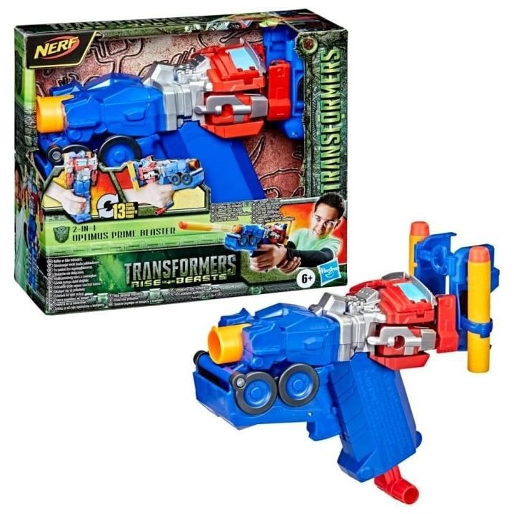 Nerf Blaster 2 en 1 Optimus Prime - Transformers: Rise of the Beasts