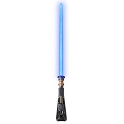 Sabre laser Force FX Elite d'Obi-Wan Kenobi avec LED et effets sonores, article de cosplay pour adultes, Star Wars The Black Ser