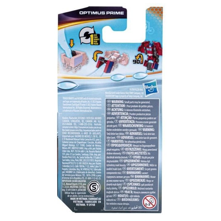 Transformers EarthSpark, figurine Tacticon Optimus Prime de 6 cm, jou