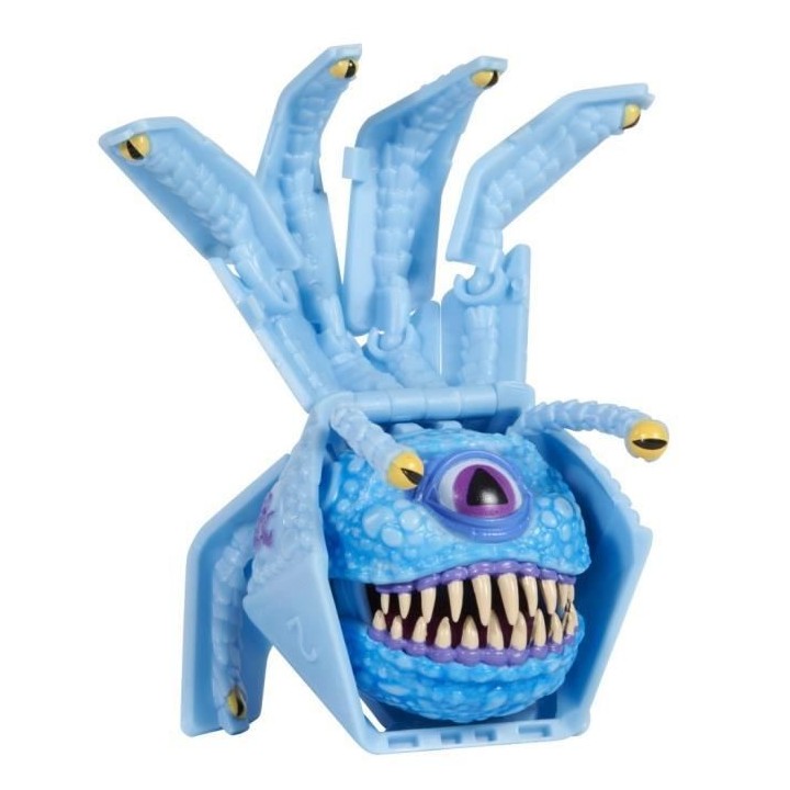 Figurine de collection tyrannoeil bleu convertible en d20 géant, mons