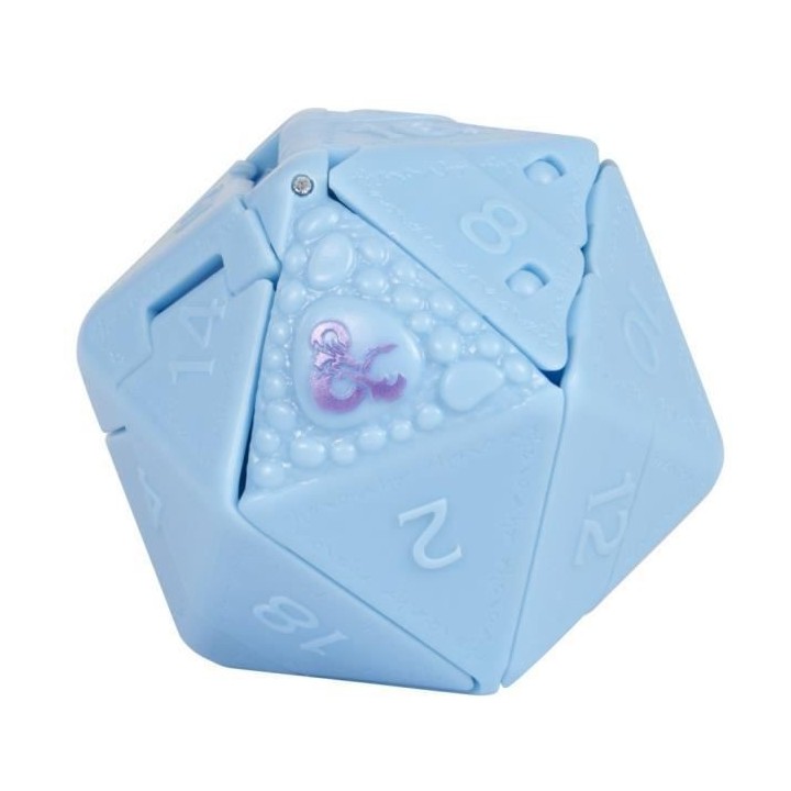 Figurine de collection tyrannoeil bleu convertible en d20 géant, mons