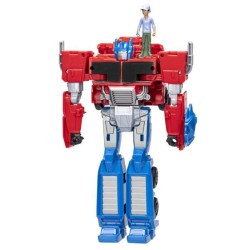 Transformers EarthSpark, figurine Spin Changer Optimus Prime de 20 cm avec figurine Robby Malto de 5 cm, des 6 ans