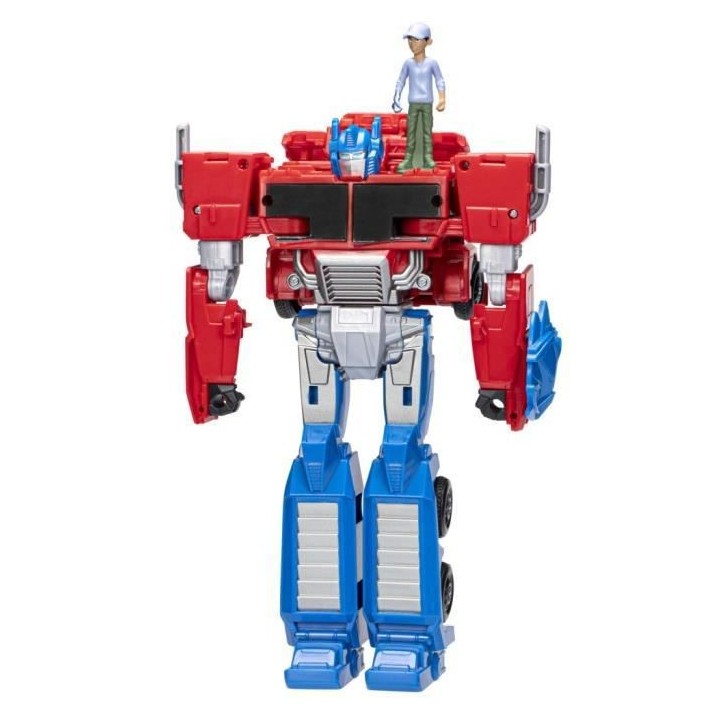 Transformers EarthSpark, figurine Spin Changer Optimus Prime de 20 cm