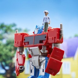 Transformers EarthSpark, figurine Spin Changer Optimus Prime de 20 cm avec figurine Robby Malto de 5 cm, des 6 ans