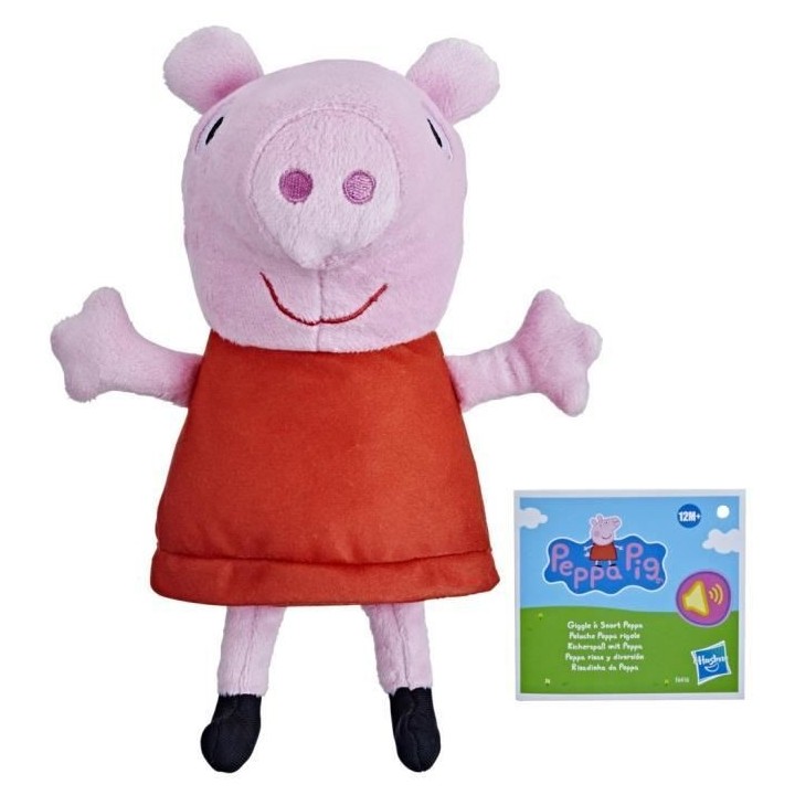 Peppa Pig Peluche Peppa rigole