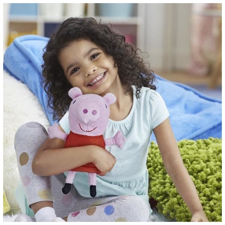 Peppa Pig Peluche Peppa rigole