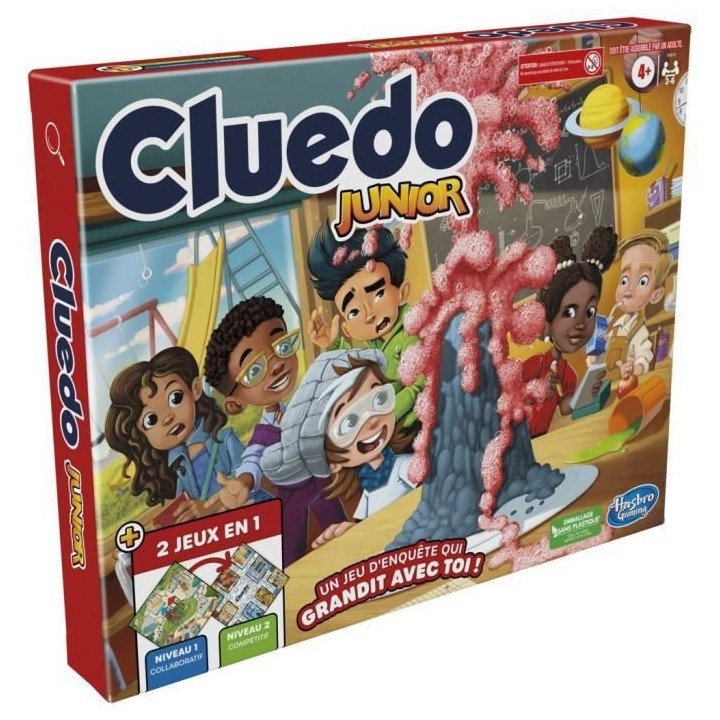Cluedo Junior 2-en-1 - Jeu de société junior - jeu de réflexion
