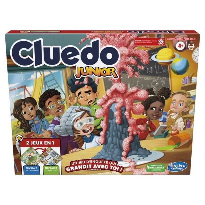 Cluedo Junior 2-en-1 - Jeu de société junior - jeu de réflexion