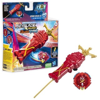 Beyblade Burst QuadStrike, pack Lanceur puissance et vitesse Xcalius,