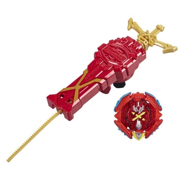 Beyblade Burst QuadStrike, pack Lanceur puissance et vitesse Xcalius,
