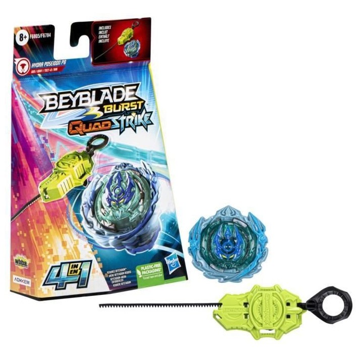 Beyblade Burst QuadStrike Starter Pack Hydra Poseidon