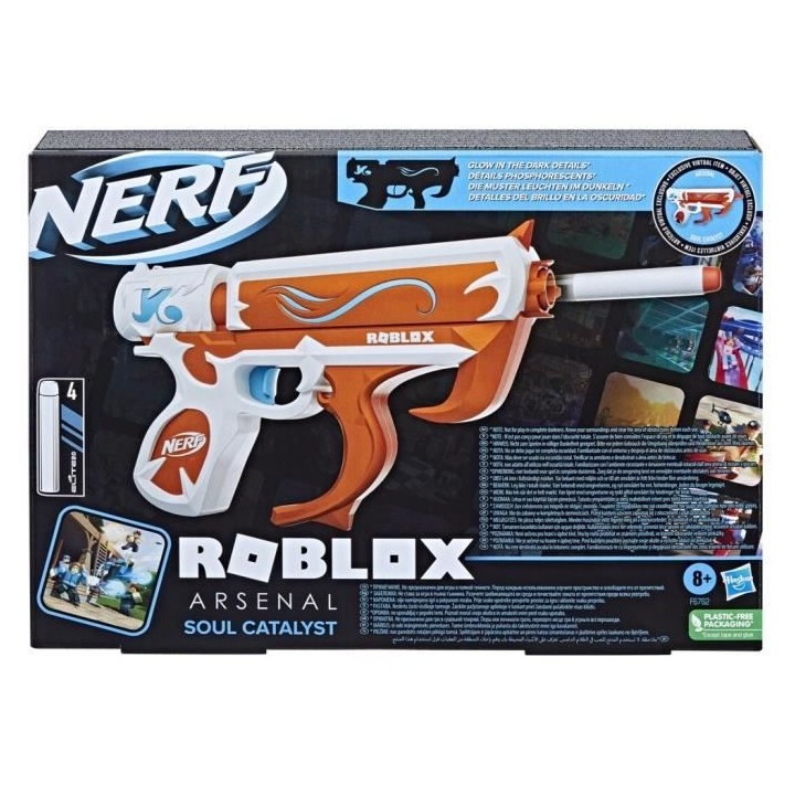 Nerf Roblox Arsenal Blaster a fléchettes Soul Catalyst