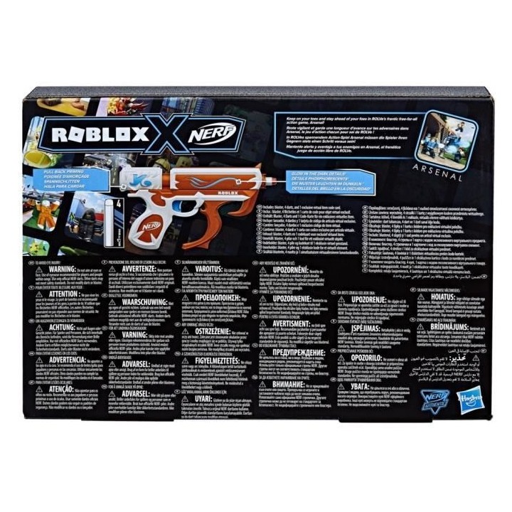 Nerf Roblox Arsenal Blaster a fléchettes Soul Catalyst