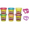 PLAY-DOH - Pâte a Paillettes - 6 Pots de 56 g de pâte PLAY-DOH - atoxique