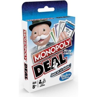 MONOPOLY - Deal - Jeu de societe de Voyage - Jeu de cartes
