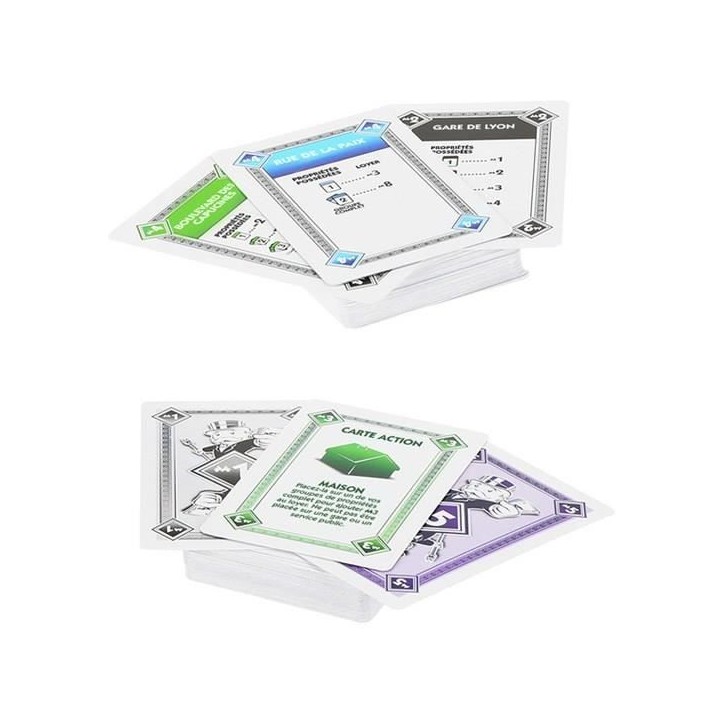 MONOPOLY - Deal - Jeu de societe de Voyage - Jeu de cartes