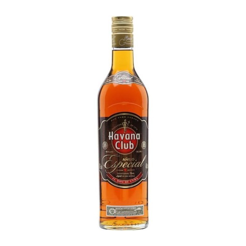 Rhum Havana Club especial - Rhum ambré - 40° - 1 L