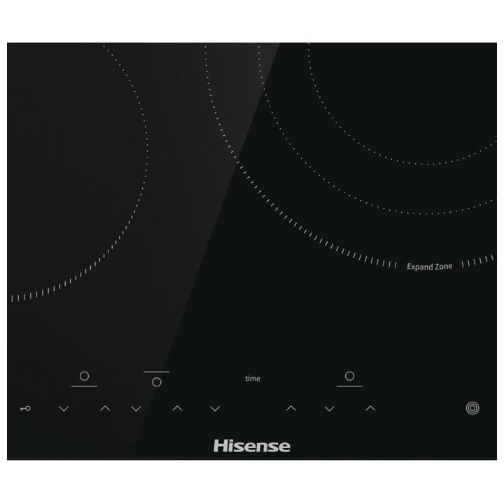 Table de cuisson vitrocéramique HISENSE - 3 foyers dont une zone de c