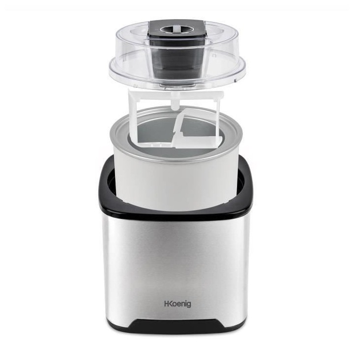 HKoeNIG - Sorbetiere - Capacité : 2 L - Préparation rapide : 30 a 40