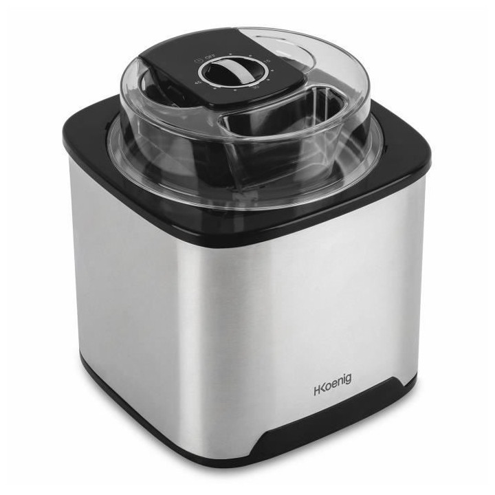 HKoeNIG - Sorbetiere - Capacité : 2 L - Préparation rapide : 30 a 40