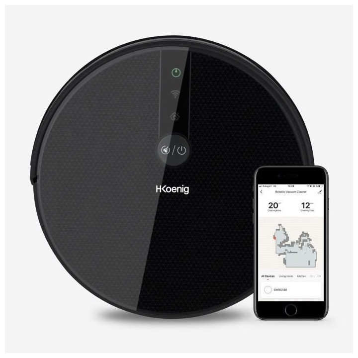 HKoeNIG SWRC130 - ASPIRATEUR ROBOT