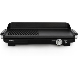 HKoeNIG GRX330 - Plancha double zones - 50x25cm - 1800W - Revetement a