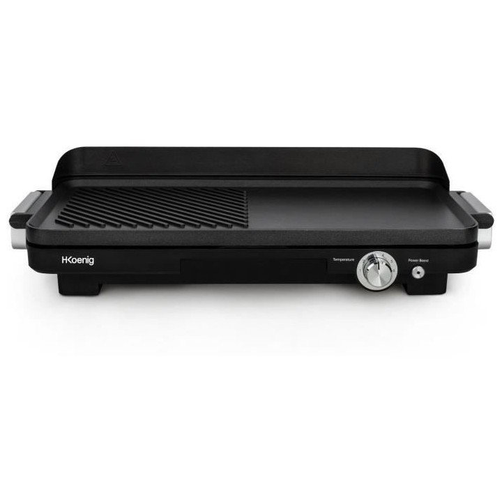HKoeNIG GRX330 - Plancha double zones - 50x25cm - 1800W - Revetement a