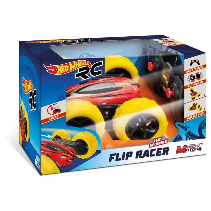 MONDO MOTORS - Véhicule radiocommandé - Hot Wheels Flip Racer - Bugg