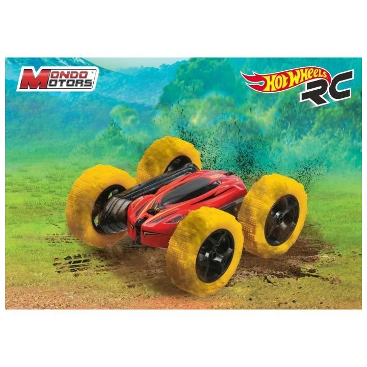 MONDO MOTORS - Véhicule radiocommandé - Hot Wheels Flip Racer - Bugg