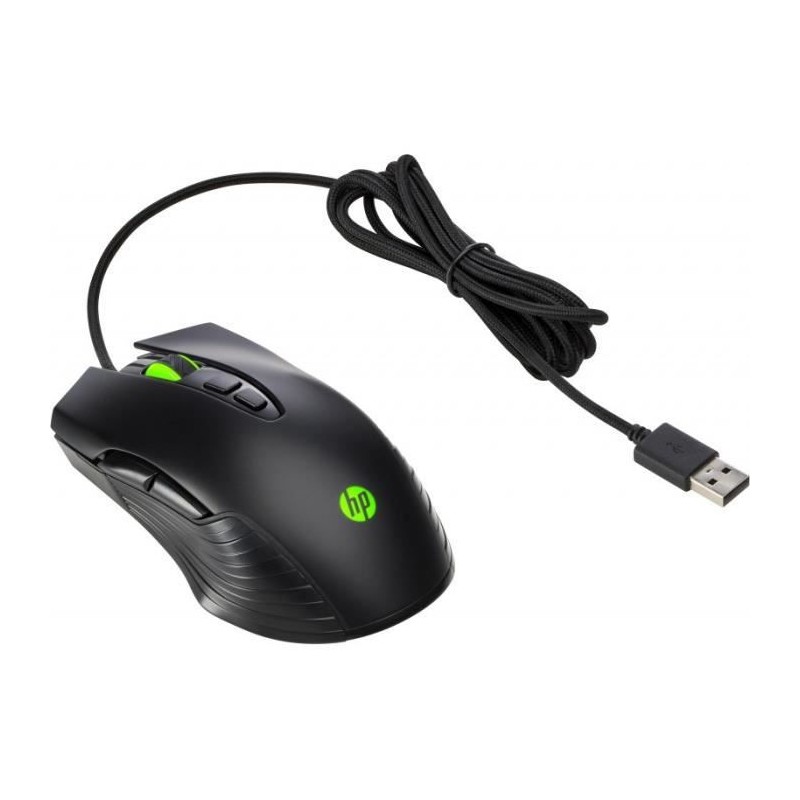 Souris de jeu filaire rétroéclairée HP X220 - Noir