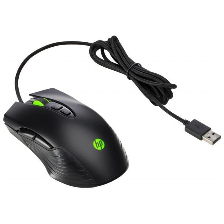 Souris de jeu filaire rétroéclairée HP X220 - Noir