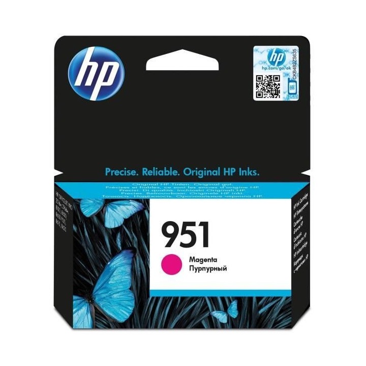 HP 951 Cartouche d'Encre Magenta Authentique (CN051AE)