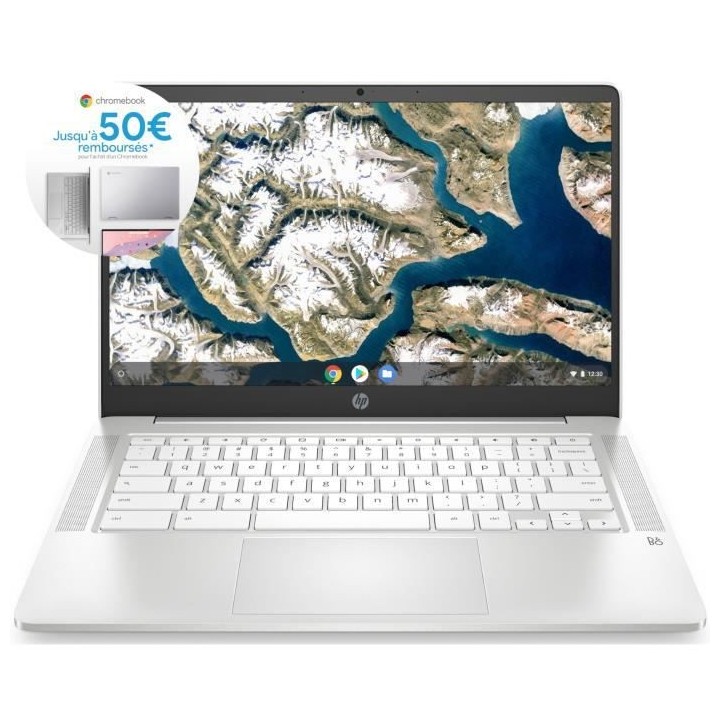 PC Portable HP Chromebook 14a-na0023nf - 14 HD - Celeron N4120 - RAM 4