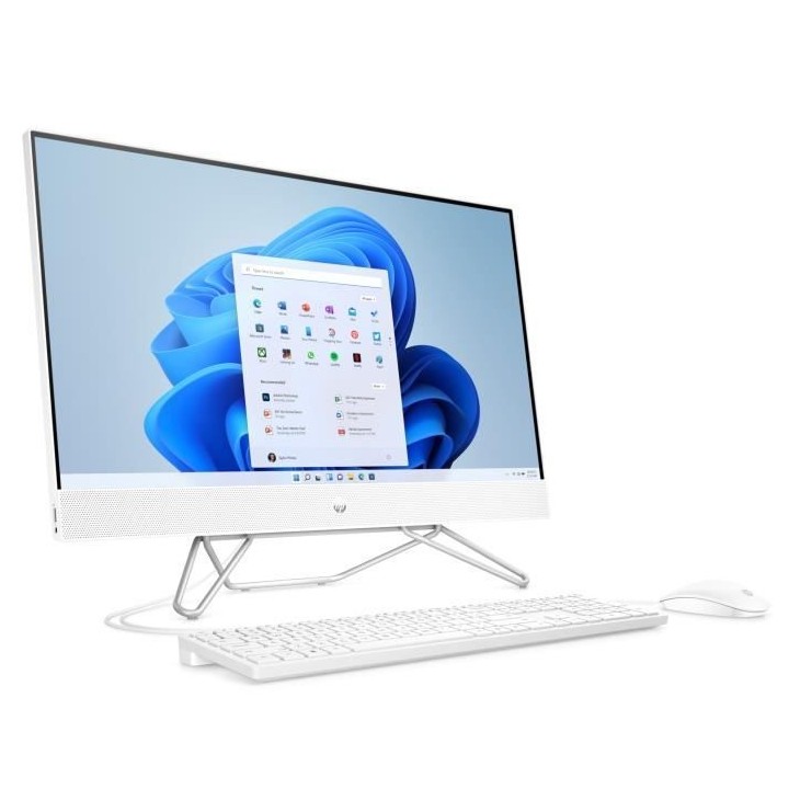 PC de bureau HP All-in-One 27-cb0216nf - 27FHD - Ryzen 5 5500U - RAM 8