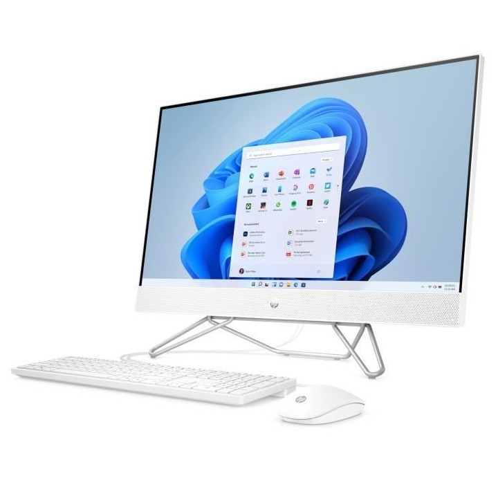 PC de bureau HP All-in-One 27-cb0216nf - 27FHD - Ryzen 5 5500U - RAM 8