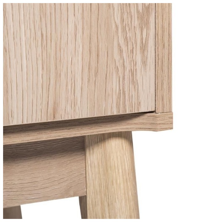 SOFIA Buffet 2 portes 3 tiroirs - Bois avec motif - L 150 x P 40 x H 8