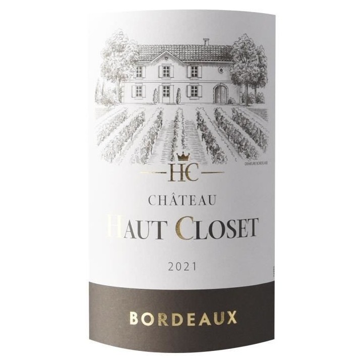 Château Haut Closet 2021 Bordeaux - Vin rouge de Bordeaux