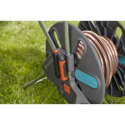 GARDENA Dévidoir CleverRoll taille L – Longueur max 100m – Adapté grand jardin – Livré seul sans kit – Garantie 5 ans